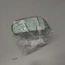 Crystal Glass Dummy Closet Hall Door Knob Interior Matte Black, Clear Diamond Dummy Door Knob Non-Turning Inactive 2 Pack