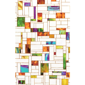 Deco Geo Privacy Window Film by RoomMates, WFM5526SLG