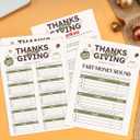 Thanksgiving Party Games, Family Feud Game, Thanksgiving Friendly Feud, Family Reunion Games and Activities for Festival, Party Supplies for Adults, 30 Game Cards, 3 Fast Money Round Cards, SX02