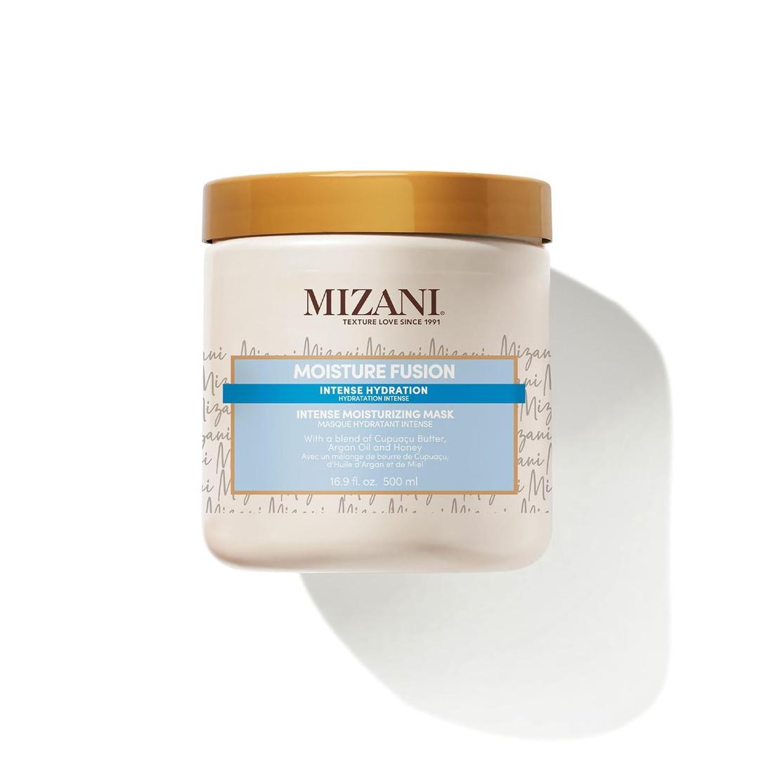 Mizani Moisture Fusion Moisturizing Hair Mask - Nourishing Deep Conditioner, Anti-Frizz, With Argan Oil & Honey, For Natural & Curly Hair Mizani Moisture Fusion Moisturizing Hair Mask - Nourishing Deep Conditioner, Anti-Frizz, With Argan Oil & Honey, For Natural & Curly Hair