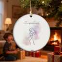 to a Special Couple - 2025 Commemorative Christmas Ornament | Holiday Keepsake for Beloved Partners | First Christmas Together Gift (S10)