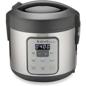 Instant Pot Zest 8 Cup One Touch Rice Cooker, From the Makers of Instant Pot, Steamer, Cooks Rice, Grains, Quinoa and Oatmeal, 8-cup cooked/4-cup uncooked, No Pressure Cooking Functionality