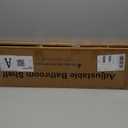 ADOVEL 4 Layer Corner Shower Caddy, Adjustable Shower Shelf, Constant Tension Stainless Steel Pole Organizer, Rustproof 3.3 to 9.8ft (White)