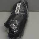 Nirovien Womens Fuzzy Fleece Jacket Colorblock Sherpa Jackets Shawl Winter Coats with Pockets Warm Outwear (Medium, Black Blue)