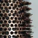 FIXBODY Hair Brush, Round Brush for Blow Drying, Curling, Styling, Nano Thermal Ceramic & Ionic Tech, Boar Bristle, 3.3 inch, 2 inch Barrel, for Women, Volume & Shine, Brown, Hair Brush for Thick Hair