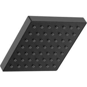 Modern 1.75 GPM Square Single Function Shower Head with Touch-Clean Technology
