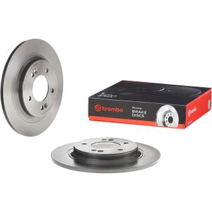 Brembo 08.D220.11 UV Coated solid Rear Brake Rotor HYUNDAI/HYUNDAI (BEIJING)/KIA/KIA (DYK) OE# 584113V500