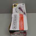 BLACK+DECKER IR1350S Professional Steam Iron with Stainless Steel Soleplate and ExtraLong Cord, Purple