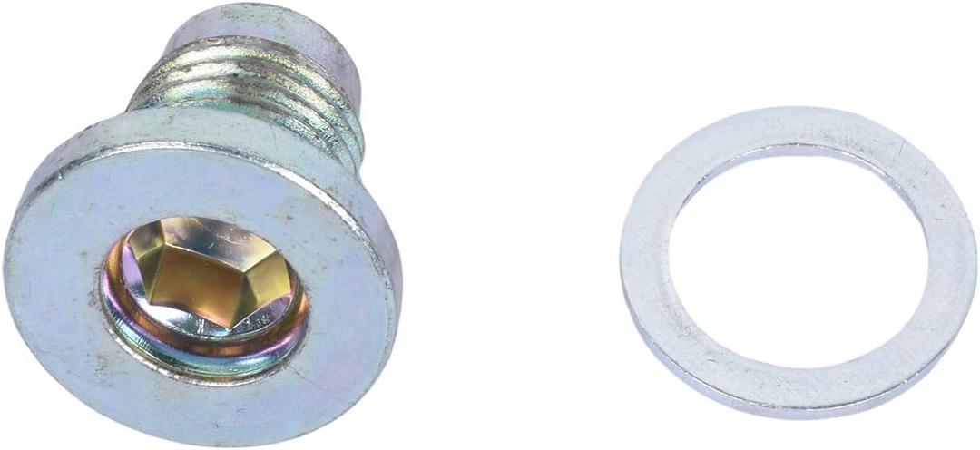 Differential Transmission Drain/Filler Plug W/Gasket Compatible with Toyota 4runner Sequoia Sienna Tacoma for Lexus LS400 LX470 LX570 RX300 RX330 and More Replace 90341-18032 9034118032