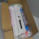 Frozen Princess Tent for Girls, Kids Play Tent with LED Small Snowflake Lights, Castle Playhouse Tent for Children Toddlers Indoor Outdoor Games, 5553 Inches