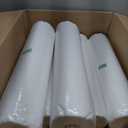 Tudomro 6 Rolls Disposable Non Woven Bed Sheets Massage Table Paper Covers Non Woven Fabric Massage Sheets Waterproof Spa Breathable Bed Cover for Beauty Salon (White)