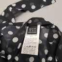 MakeMeChic Women's Sexy Halter Going Out Tops Y2k Polka Dots Tank Top with Scarf Clubwear Black and White X-Small