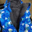 M2C Boys Girls 1 Piece Snowsuit Thicken Patterned Ski Jackets