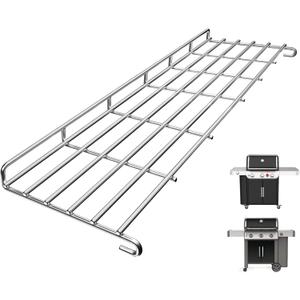 QuliMetal Stainless Steel Grill Warming Rack for Weber Genesis II 300 Series Gas Grills, Genesis II E-310, II E-315, II E-330, II E-335, II S-310, II S-335 Series, Replacement Parts for Weber 66044