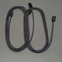 JSAUX 2-Pack 10FT+10FT USB 3.0 Extension Cable, Type A Male to Female USB Extender Cord Nylon Braided Compatible with Webcam, Camera, Phone, USB hub, Mouse, Keyboard, Printer, Hard Drive, Xbox-Grey