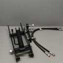 L-Shaped Bracket Hydraulic Thumb Clip fits for Typhon,Agt Mini-Excavators up to 3 Tons and L-Bracket Classic Mini-Excavators 3-Hole Hydraulic Thumb Attachment with 2*M14 Hoses and Screws