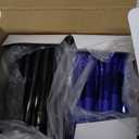 deegtran Pens Bulk, 50 Pack No Bleed Black & Blue Ink Click Pens with Soft Grip, Wholesale Retractable Ballpoint Pens for Office School, Medium Point Smooth 1.0MM