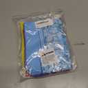 Sosun 22x22 Bandana, Face Mask, Square Scarf, Headwear, Multipacks Made From 100% Cotton (Black, Black/Turquoise/Black/Pink)
