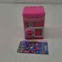 Pink Piggy Bank for Kids with Password Code Lock and Auto Grab Bill Slot, PhilaeEC Real Money Cash Coin Can Saving Box Electronic Money Safe Bank, Hot Gift for 4 7 8 9 10 11 Year Old Boys Girls
