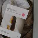 REECHO Hair Toppers for Women Real Human Hair, Seamless Human Hair Toppers with Bangs, 360 3D Cover Clip in Bangs Hair Extensions for Daily Wear, Medium Brown with Highlights