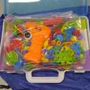 Educational Toys Building Blocks, 244 Pieces Electric Screwdriver DIY Building Toys for Boys and Girls, Educational Construction Building kit for Kids Ages 4 5 6 7 8 9 10 Year Old