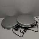 ZenxyHoC 11in Chicken Water Heater for Drinker, 110W Poultry Waterer Heated Base for Metal Drinking Fountains, 2 Pack