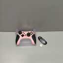 BRHE Wireless Switch Pro Controller Compatible with Nintendo Switch/Lite/OLED/Switch 2, Windows PC, iOS, and Android - Programmable, Vibrating, Turbo, and Wakeup with 2 Thumb Caps Included (Pink)