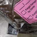 ROYMELO 40x84 inch Sliding Barn Wood Door Slab with 7ft Hardware Kit and Handle, Coffee, K Shape, Simple DIY Assembly