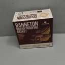 Superbaking 2 pcs Banneton Bread Proofing Basket, 9" Splinter-Free Round Rattan Bread Basket with Liners, Sourdough Starter Kit, Sourdough Bread Baking Supplies & Sourdough Kit, Bread Making Tools