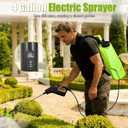 Battery Powered Backpack Sprayer 4 Gallon, Electric Garden Sprayer in Lawn