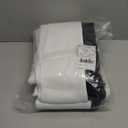 NICETOWN White Blackout Curtains 84 inches Long, Full Light Blocking Drapes with Black Liner for Nursery, Noise Reducing Thermal Insulated Draperies for Doorway (2 Pieces, 37" Wide Each Panel)