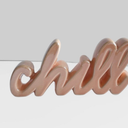 Chill Pink Ceramic Home Décor Plaques & Signs, 3 Pack