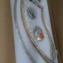 WUZUPS 12-Light Wagon Wheel Metal Candle Chandelier Round Pendant Ceiling Lighting Rustic Farmhouse Fixture Kitchen Island Dining Room, H 39.4" W10, E12 Base, Gold