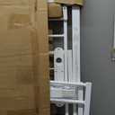 MYPET North States Extra Tall & Wide Walk Thru EasyPass Pet Gate with Patented Adjustable pet Door: 29.75 - 52 Wide Dog Gate. Pressure Mount, No Tools Needed. Dog Gates for House, 41" Tall, White