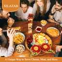 Owl-Shaped Wooden Charcuterie Board, 12" Cheese & Meat Platter, Large Serving Tray, Housewarming