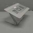 for Adjustable Aluminum Laptop Stand Ergonomic Foldable Riser for Desk MacBook Dell HP 10-17.3 in. Silver
