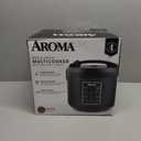 AROMA 12-Cup (Cooked) Digital Rice & Grain Multicooker (ARC-966BD), Black