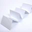 JASAG 100pcs Premium Rewritable UID Smart Card, Mi Fare 1K S50 RFID Cards Keys, 13.56MHz PVC Blank White JASAG-UID5050 JASAG-UID5050