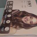 5-in-1 Hot Air Styler Wrap, High-Speed Hair Dryer Brush Blow Dryer with 2 Auto Wrap Curlers for Curling, Straightening, Volumizing, Fast Drying & Frizz-Free Styling for All Hair Types