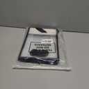 Aliceset 12 Pcs Clear Plastic Gift Bag with Die Cut Handles Reusable PP Favor Bag with Ribbon for Christmas Wedding Bridal Birthday Baby Shower Party Small Business, 7x10x3.15 Inch(Black)