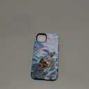 Case Compatible with iPhone 15 Plus,Fall Prevention Hybrid 2-Layer Hard Shell Phone Cover for Girls Boys,Oceans Turtle Sea