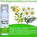 Dog Potty Training Spray & NO-GO Area Spray | Helps Train Puppies & Dogs Where to Potty | Dog Pee Training Spray | Suitable for Indoor & Outdoor Use | (1.6 Fl Oz Spray Set)