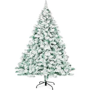 Outroad 6ft Snow Flocked Christmas Tree Premium Hinged Artificial Pine Tree,Xmas Tree Metal Stand and 800 Lush Branch Tips Holiday Decorate, Easy to Assemble, White Outroad 6ft Snow Flocked Christmas Tree Premium Hinged Artificial Pine Tree,Xmas Tree Metal Stand and 800 Lush Branch Tips Holiday Decorate, Easy to Assemble, White
