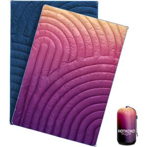 Mini Camping Blanket, Puffy Polar Fleece Blanket Lightweight Warm Outdoor Blanket for Camping,Traveling, Stadium, Hiking, Picnics (39x55", Color-10)