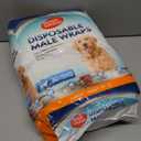 Simple Solution Disposable Male Wraps, Absorbent Leak Proof Belly Bands for Dogs, Incontinence Aid, Puppy Training, Marking Control, and Travel Protection, Large Dogs, 18–27 Inch Waist, 30 Count