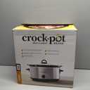 Crock-Pot 7 Quart Oval Manual Slow Cooker, Stainless Steel (SCV700-S-BR), Versatile Cookware for Large Families or Entertaining