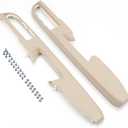 80995 Front Driver & Passenger Side Armrest Repair Fit for Chevrolet Chevy Silverado Suburban Tahoe Avalanche For GMC Sierra Yukon 2010-2014 Door Panel with Release Handle Above Armrest - Tan