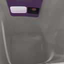 simplehuman 58L Liner Rim Rectangular Recycler, 24L+ 34L, White (White Stainless Steel)