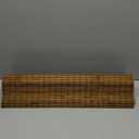 LazBlinds Cordless Bamboo Roman Shades, Privacy Blinds for Interior Windows, Room Darkening Roll Up Bamboo Blinds for Home & Patio, 23.5" W x 64" H, Highfield Teak