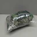 R. Vivimos Womens Fall Winter Velvet Dress Puff Sleeve Square Neck Smocked Tiered Ruffle A-Line Flowy Midi Dress (Small, Army Green)